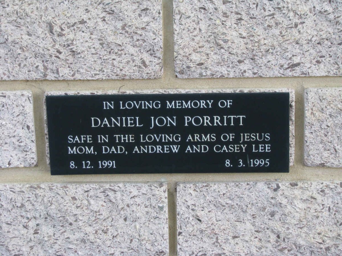 PORRITT Daniel Jon 1991-1995