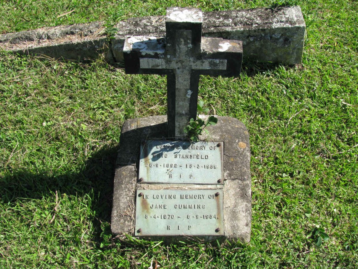 STANSFELD Eric 1892-1959 :: CUMMING Jane 1870-1954