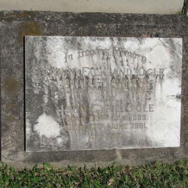 OGLE John Falkland 1849-1928 :: OGLE John Cyril OGLE 1889-1961