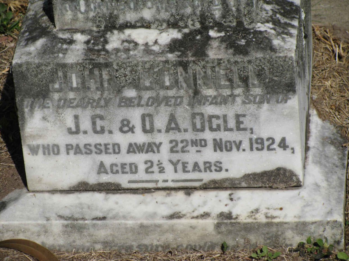 OGLE John Connell 1922-1924