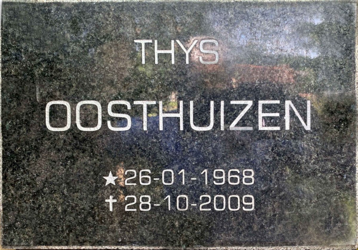 OOSTHUIZEN Thys 1968-2009