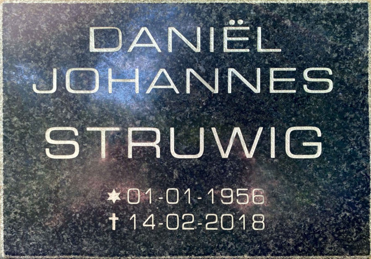 STRUWIG Daniël Johannes 1956-2018