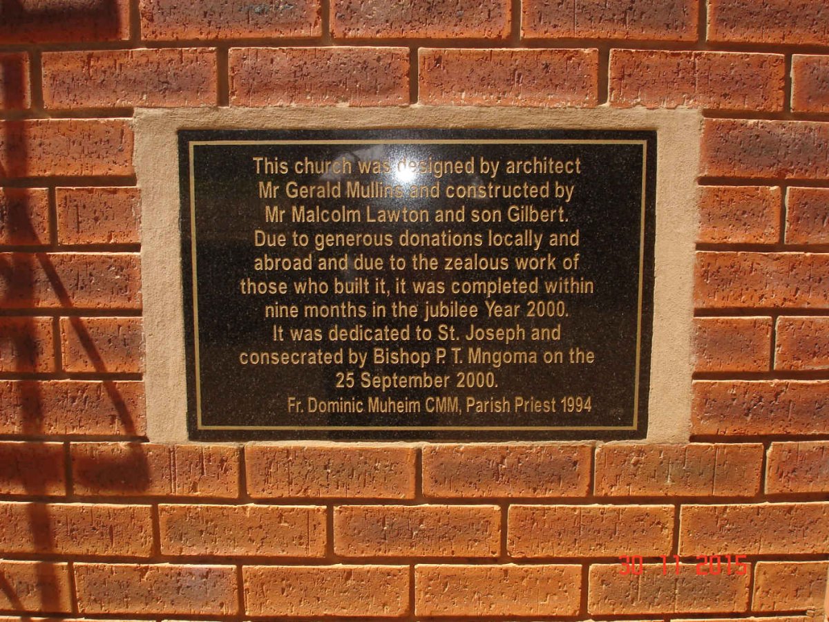 4. Information plaque