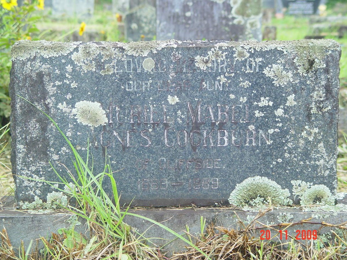 COCKBURN Muriel Mabel Agnes 1863-1969