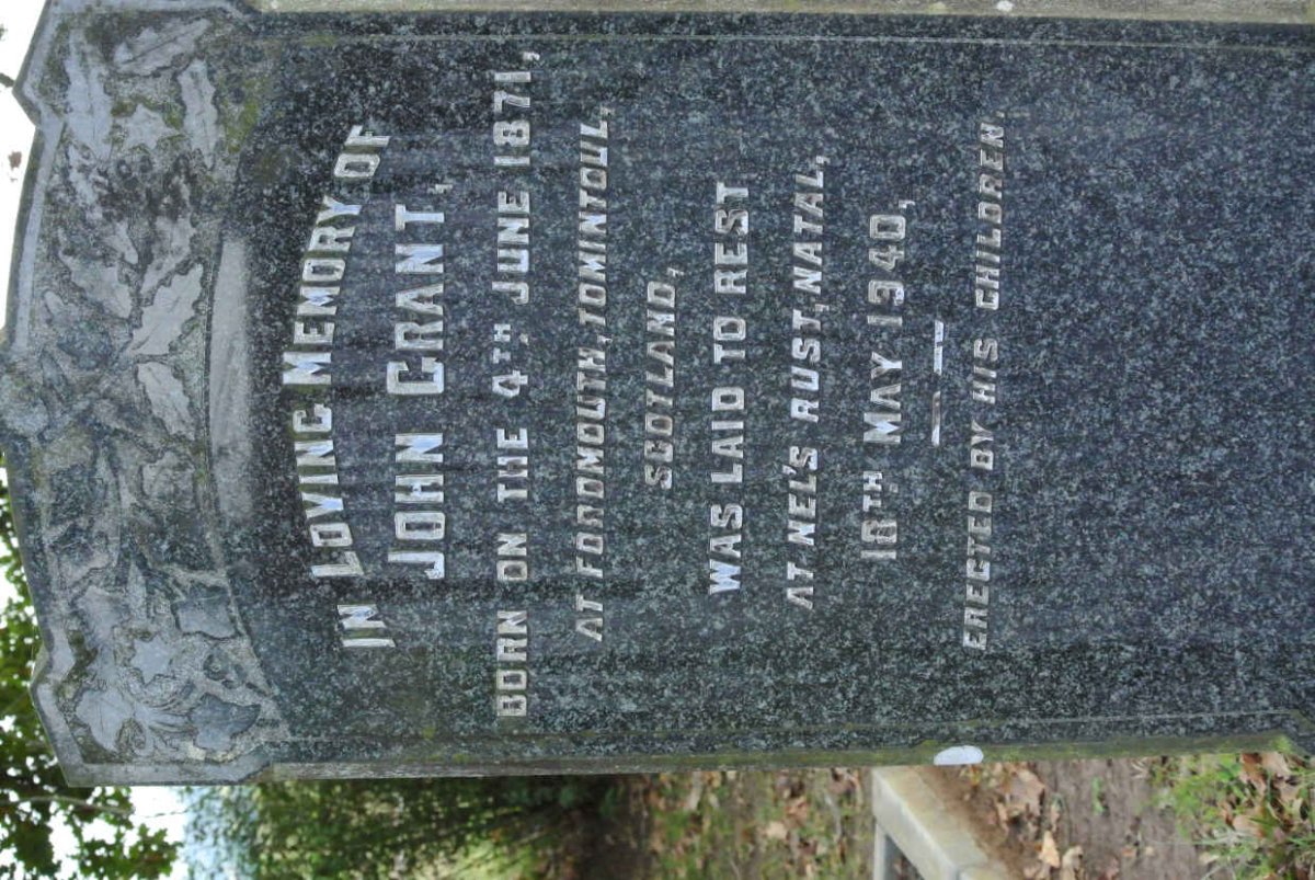 GRANT John 1871-1940