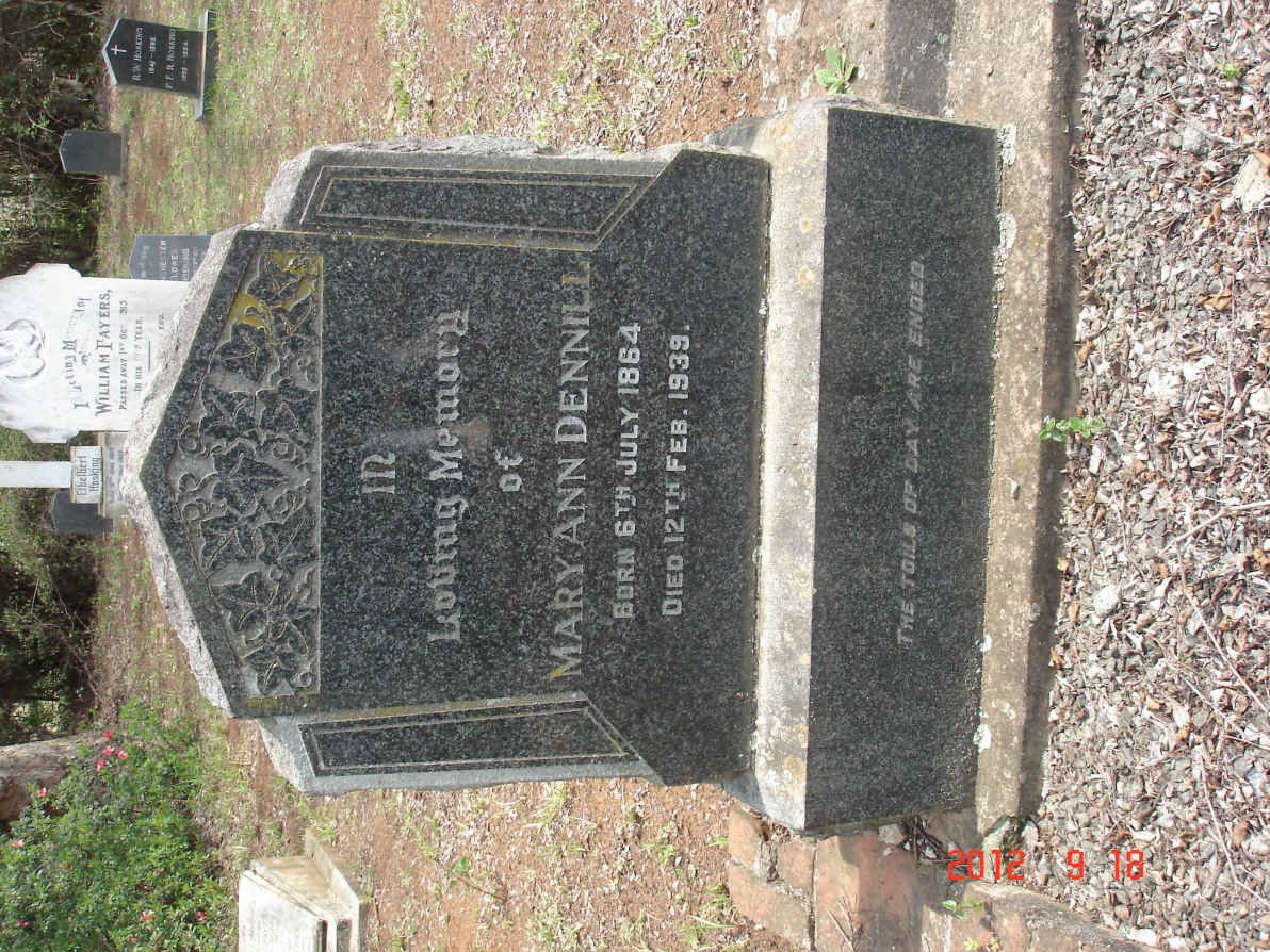 DENNILL Mary Ann 1864-1939