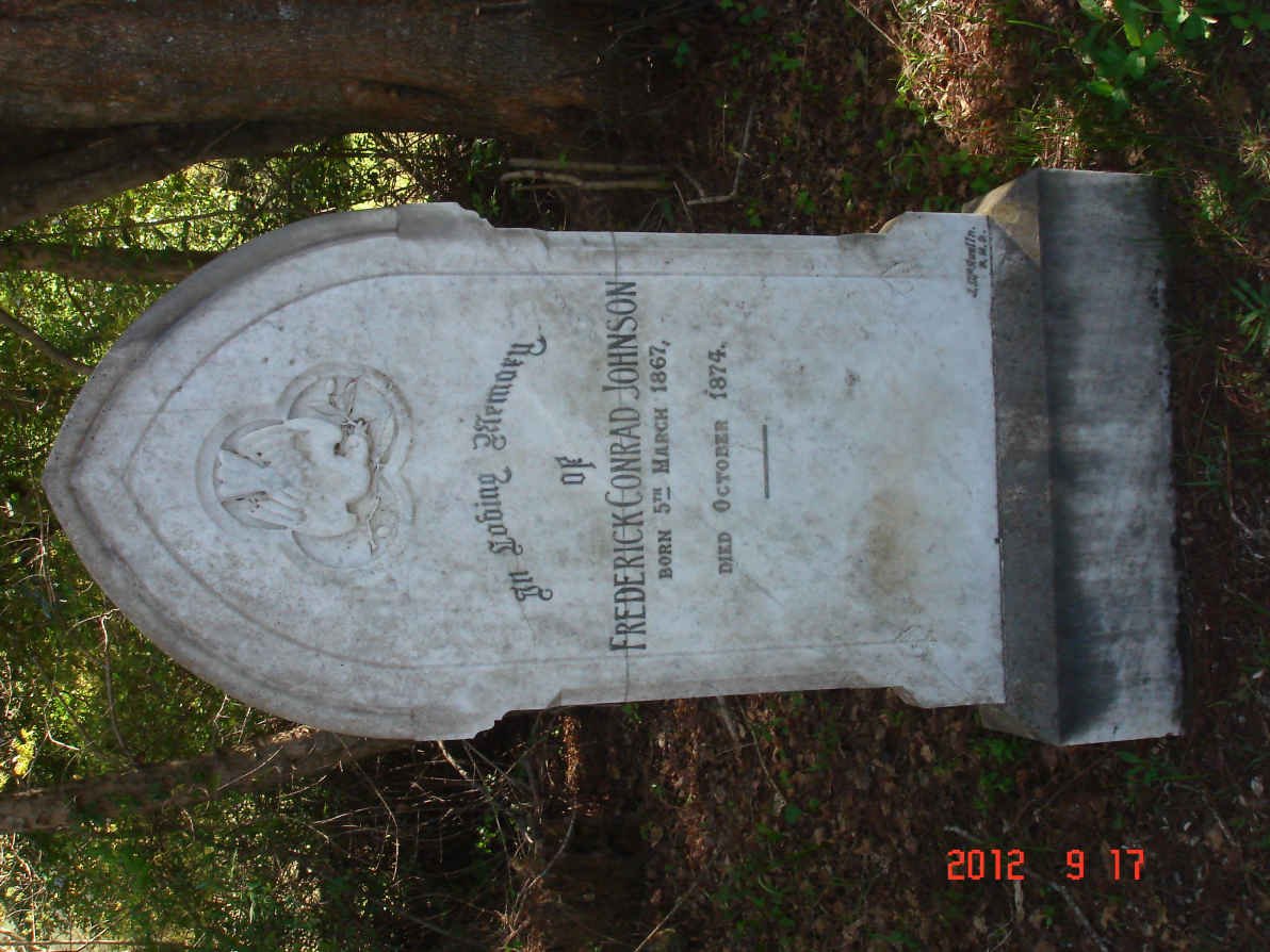 JOHNSON Frederick Conrad 1867-1874