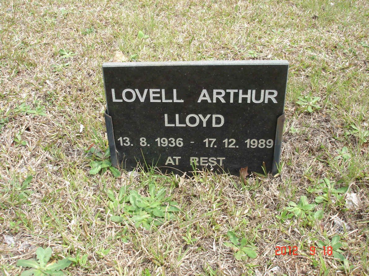 LLOYD Lovell Arthur 1936-1989