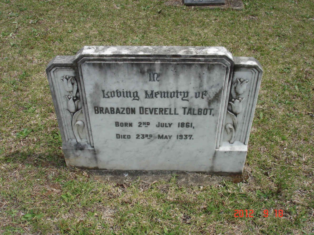 TALBOT Brabazon Deverell 1861-1937