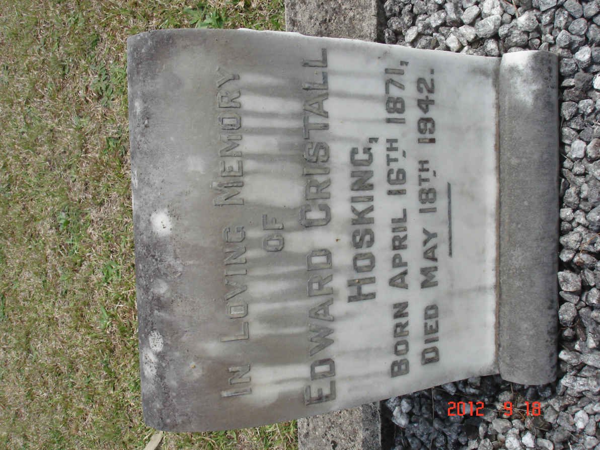 HOSKING Edward Cristall 1871-1942