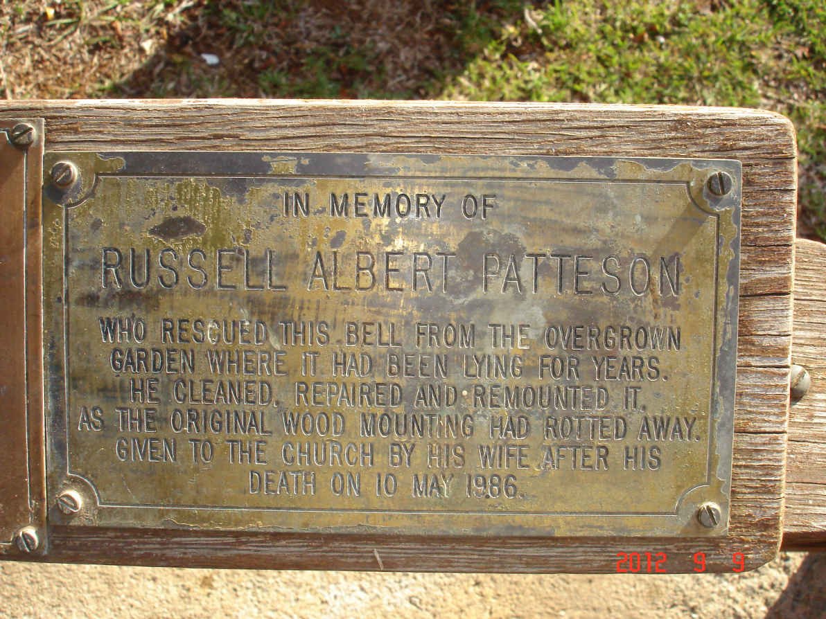 PATTESON Russell Albert -1986