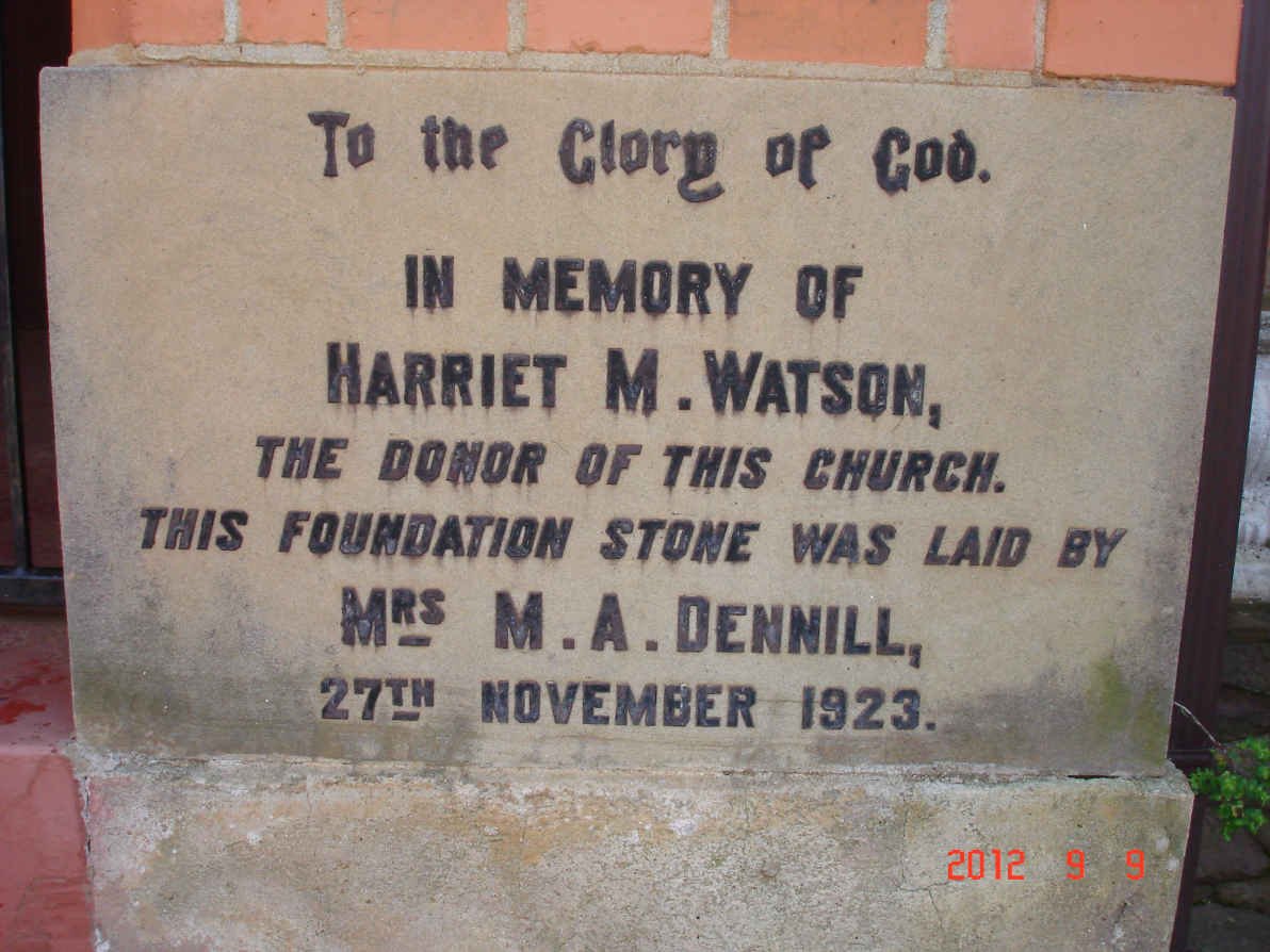 WATSON Harriet M.