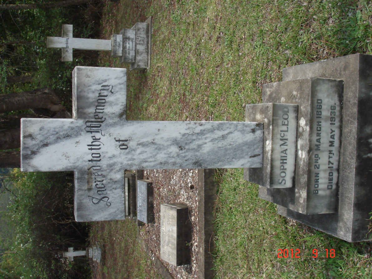 MCLEOD Sophia 1860-1936