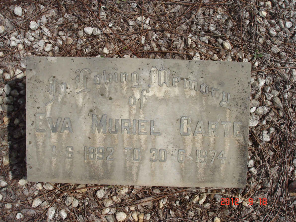 CARTE Eva Muriel 1892-1974