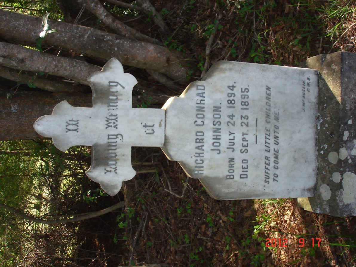 JOHNSON Richard Conrad 1894-1895