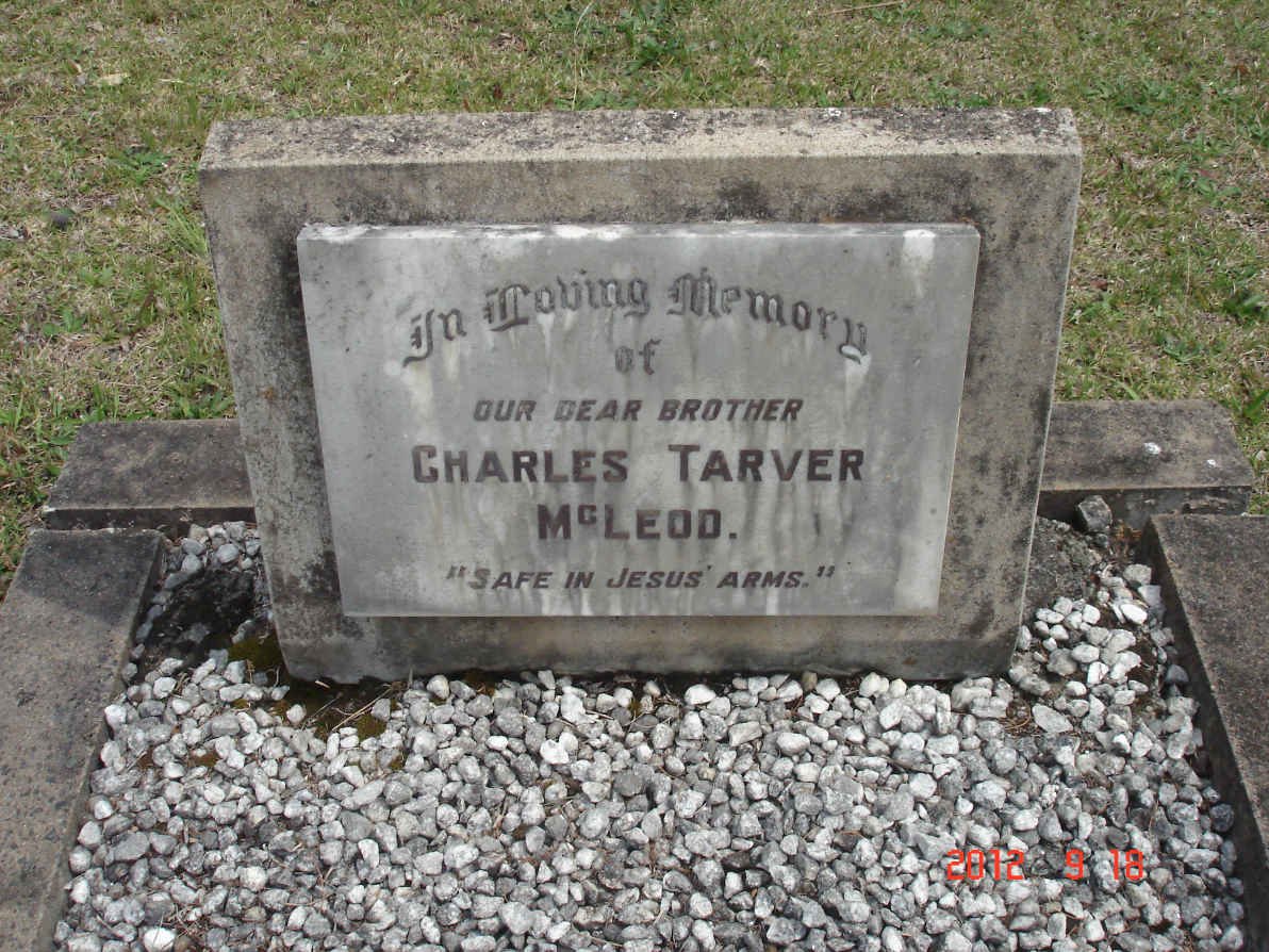 MCLEOD Charles Tarver