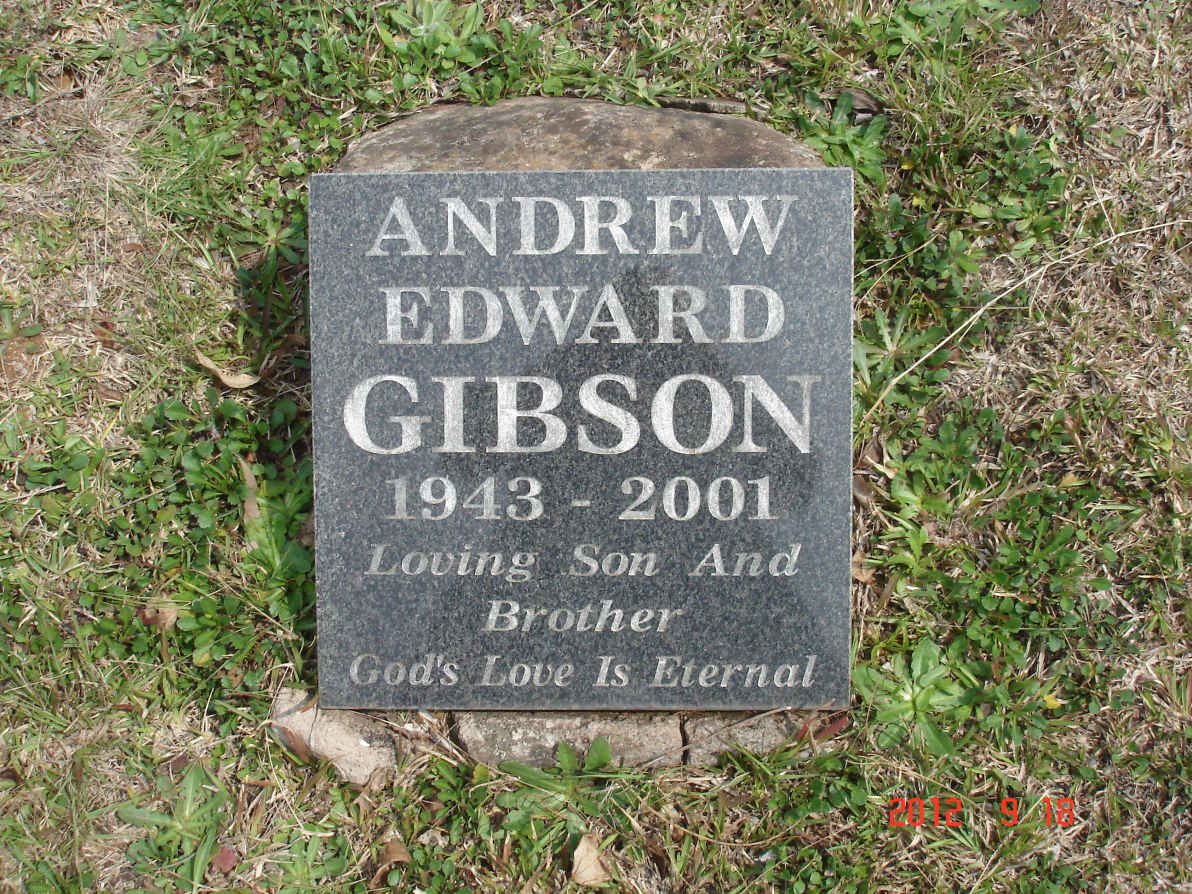GIBSON Andrew Edward 1943-2001