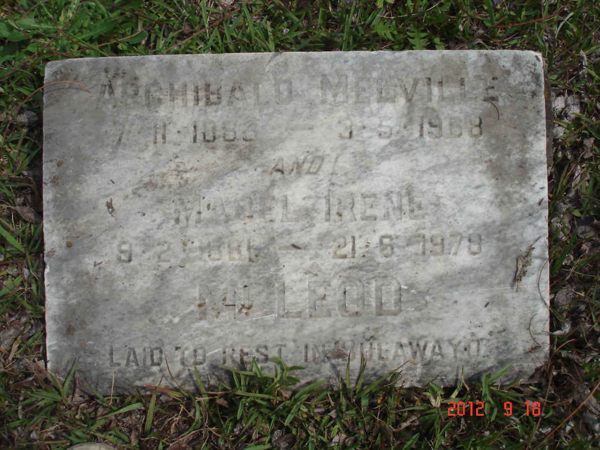 MCLEOD Archibald 1886-1968 &amp; Mabel Irene 1886-1978