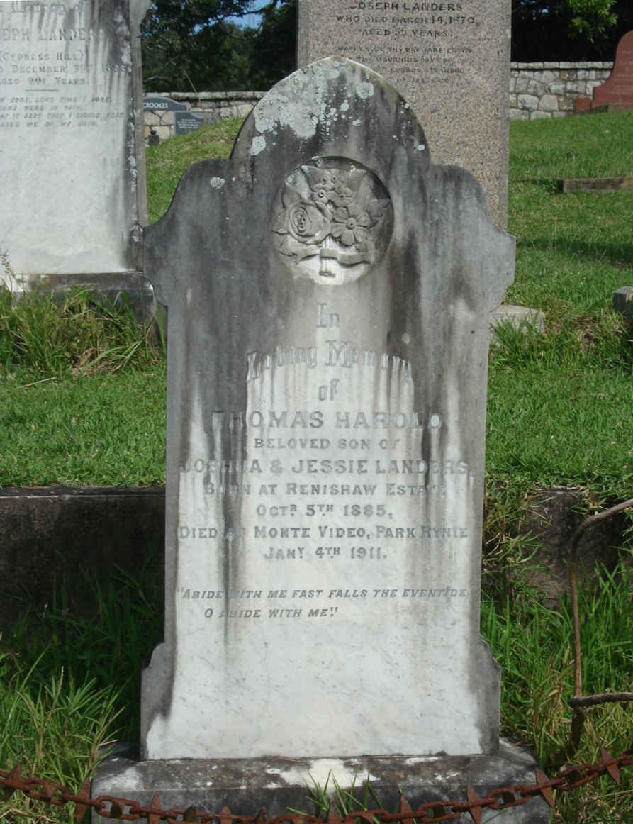 LANDERS Thomas Harold 1885-1911