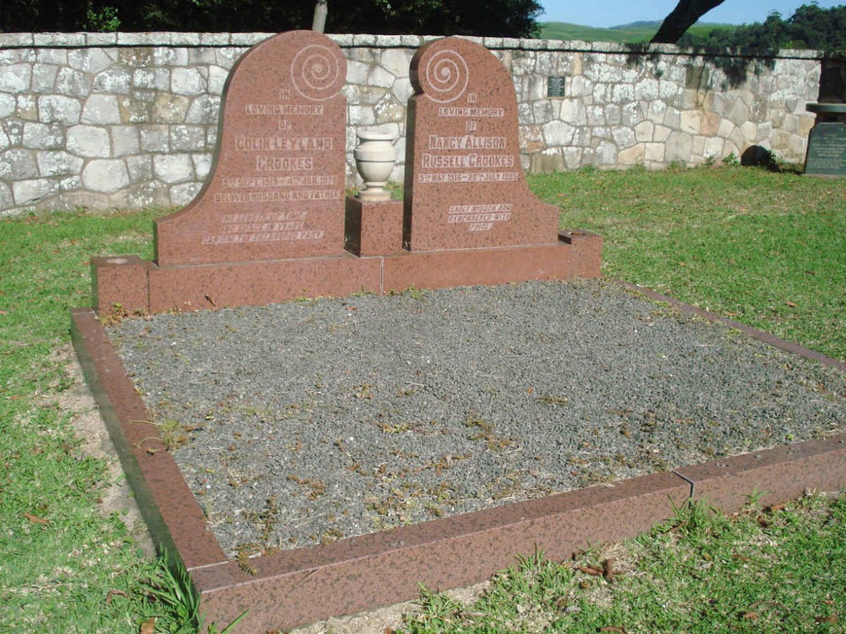 CROOKES Colin Leyland 1915-1979 &amp; Nancy Allison RUSSELL 1916-1995