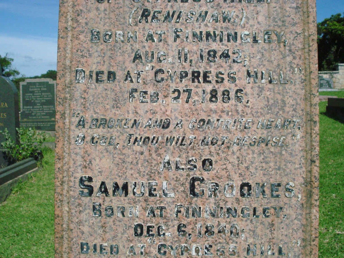 CROOKES Samuel 1840-1906