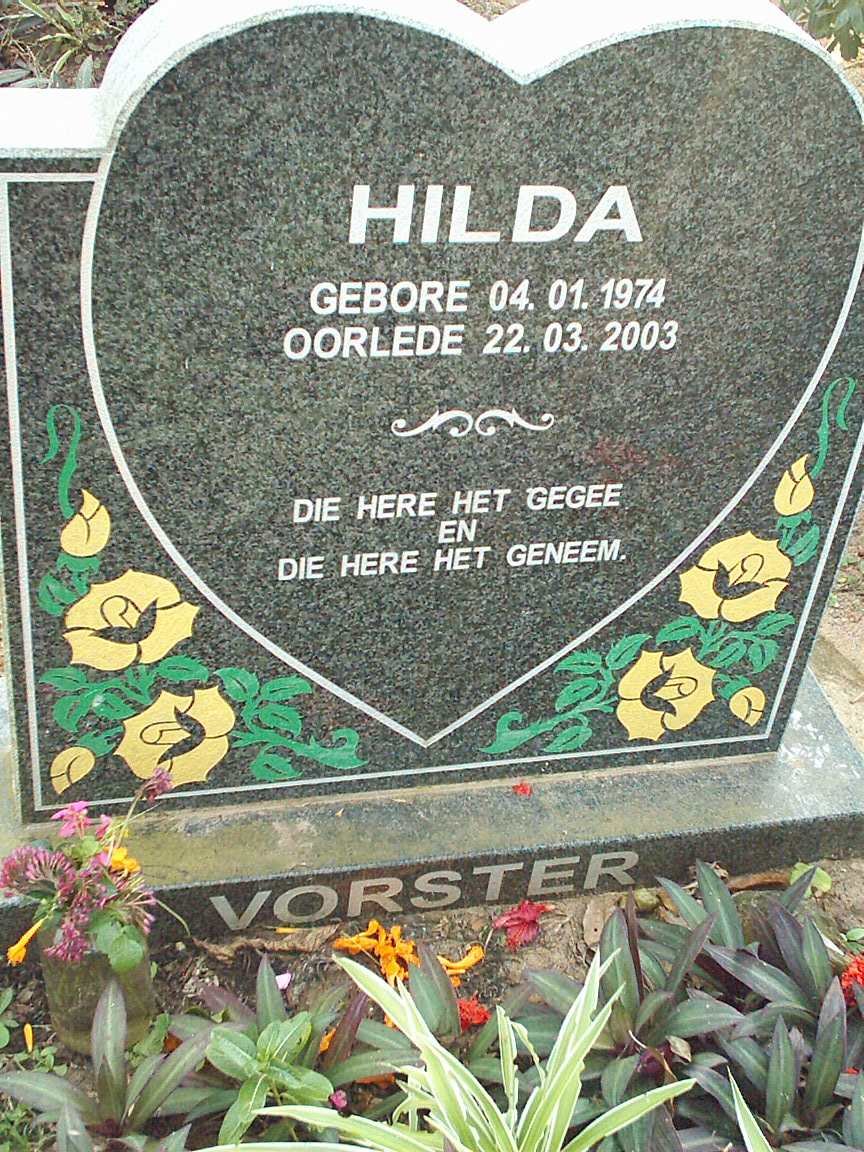 VORSTER Hilda 1974-1003