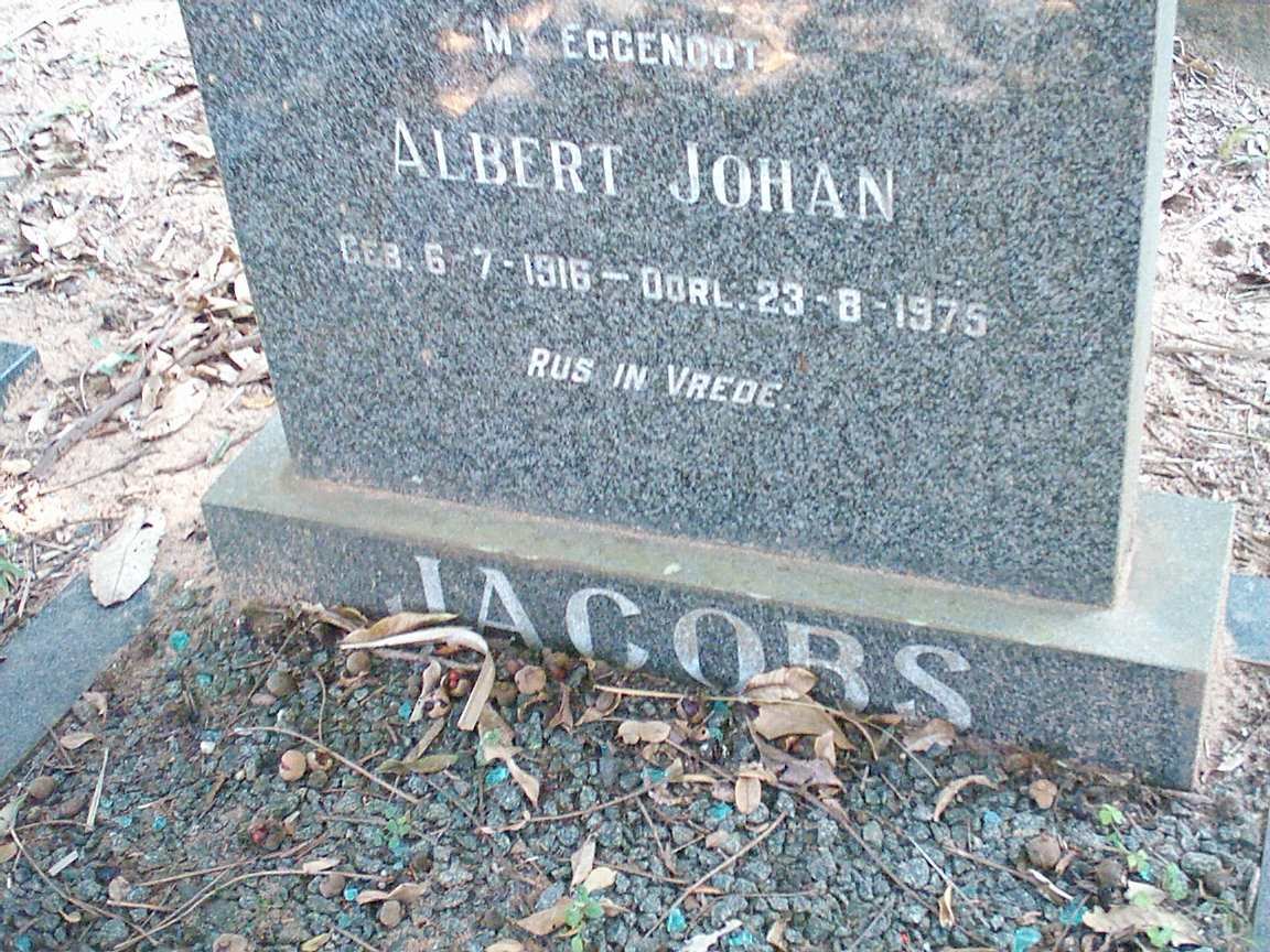 JACOBS Albert Johan 1916-1975
