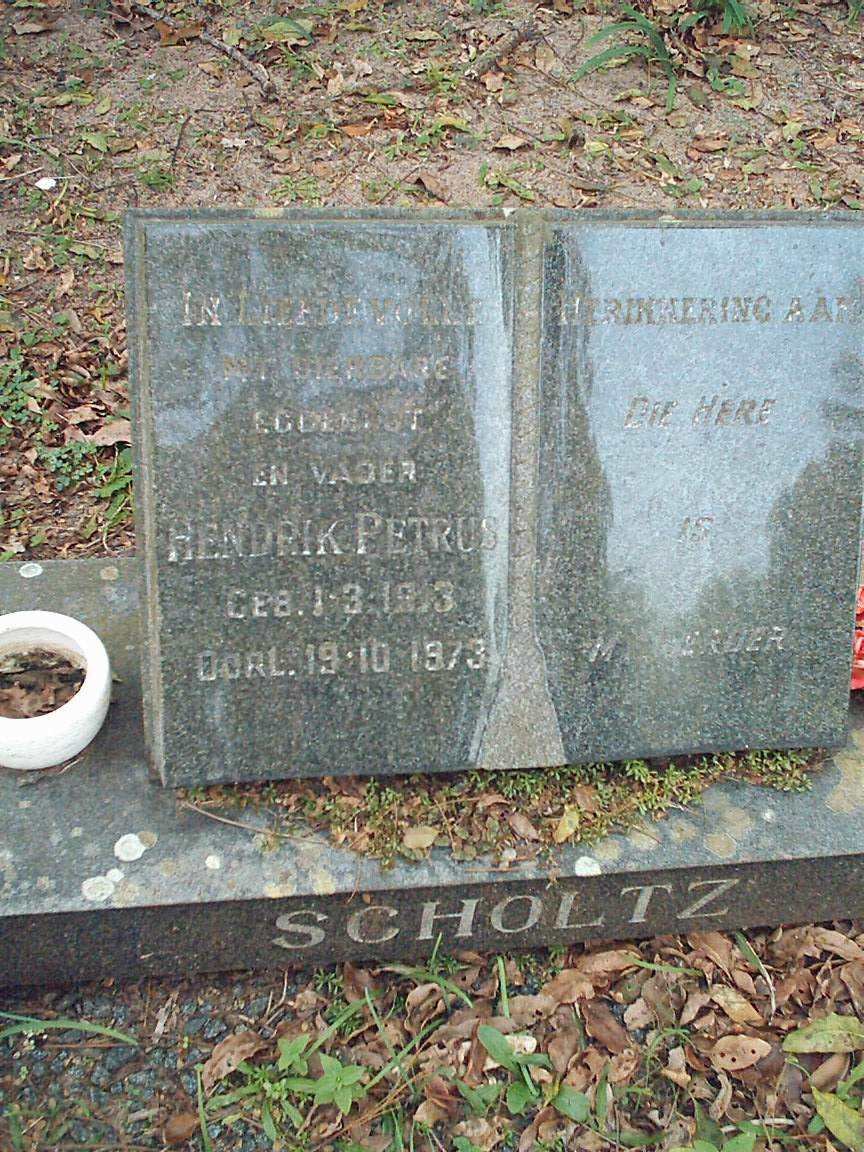 SCHOLTZ Hendrik Petrus 1913-1973