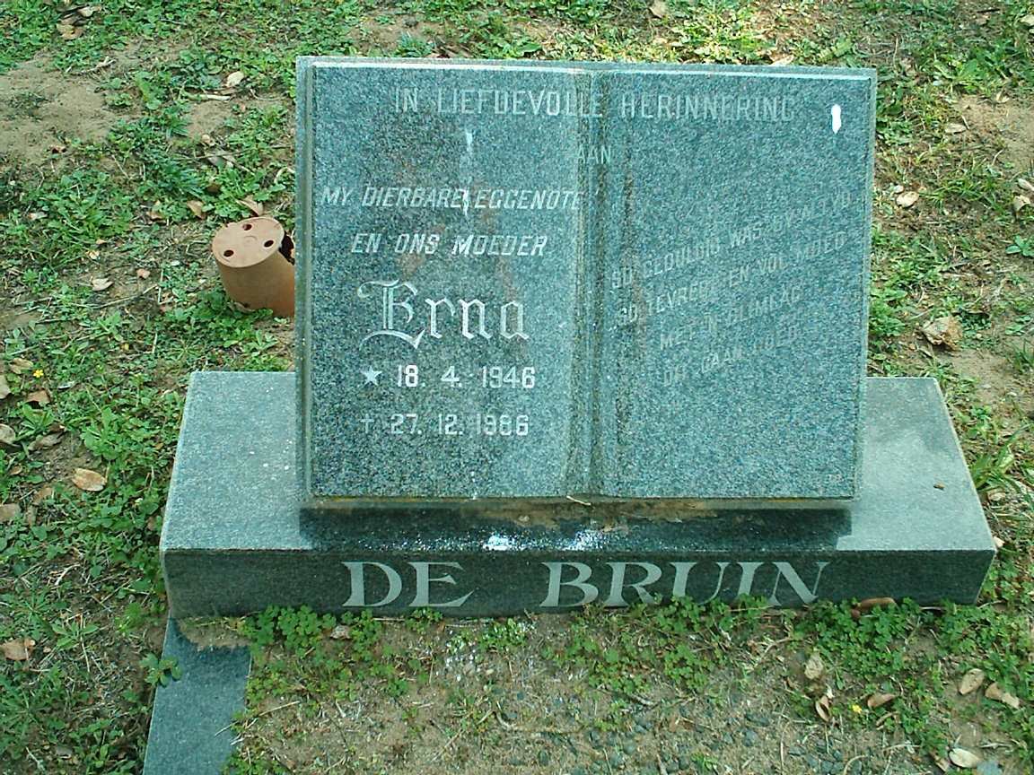 BRUIN Erna, de 1946-1986