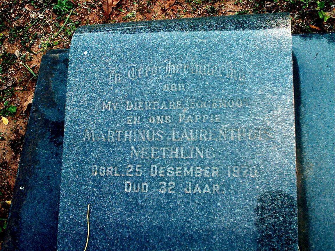 NEETHLING Marthinus Laurenthse  -1970