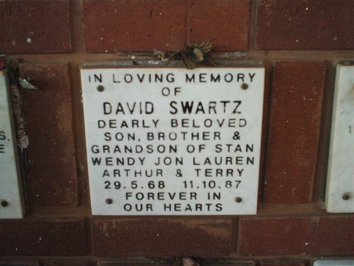 SWARTZ David 1968-1987