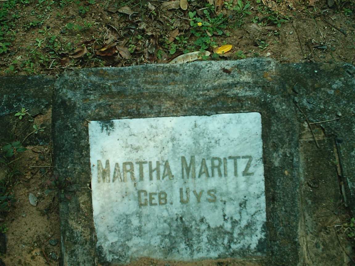MARITZ Martha nee UYS