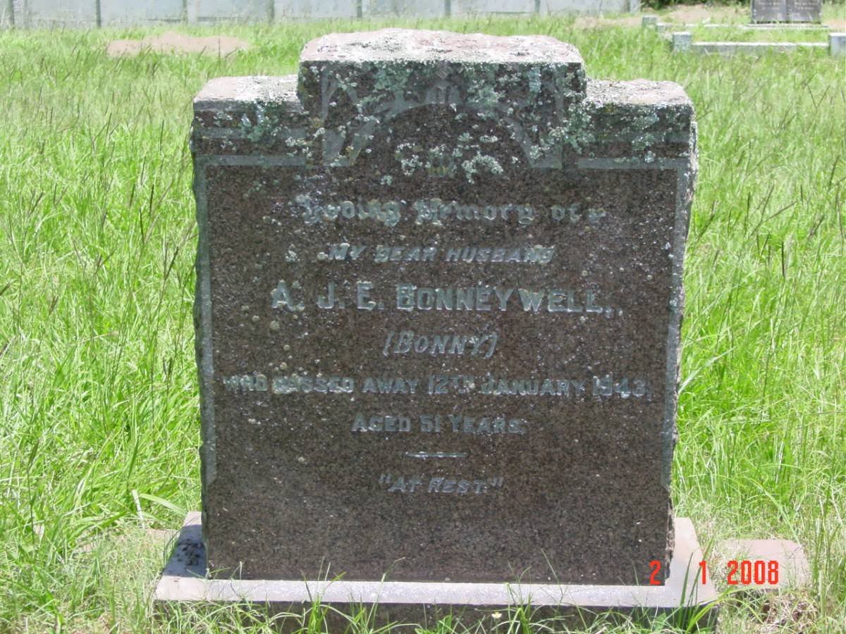 BONNYWELL  A.J.E.  -1943 
