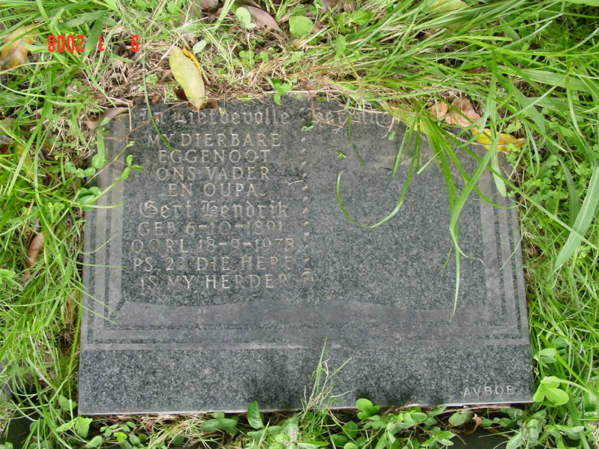 ? Gert Hendrik 1891-1978