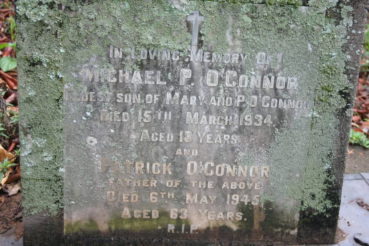 O'CONNOR Patrick -1945 :: O'CONNOR Michael P. -1934