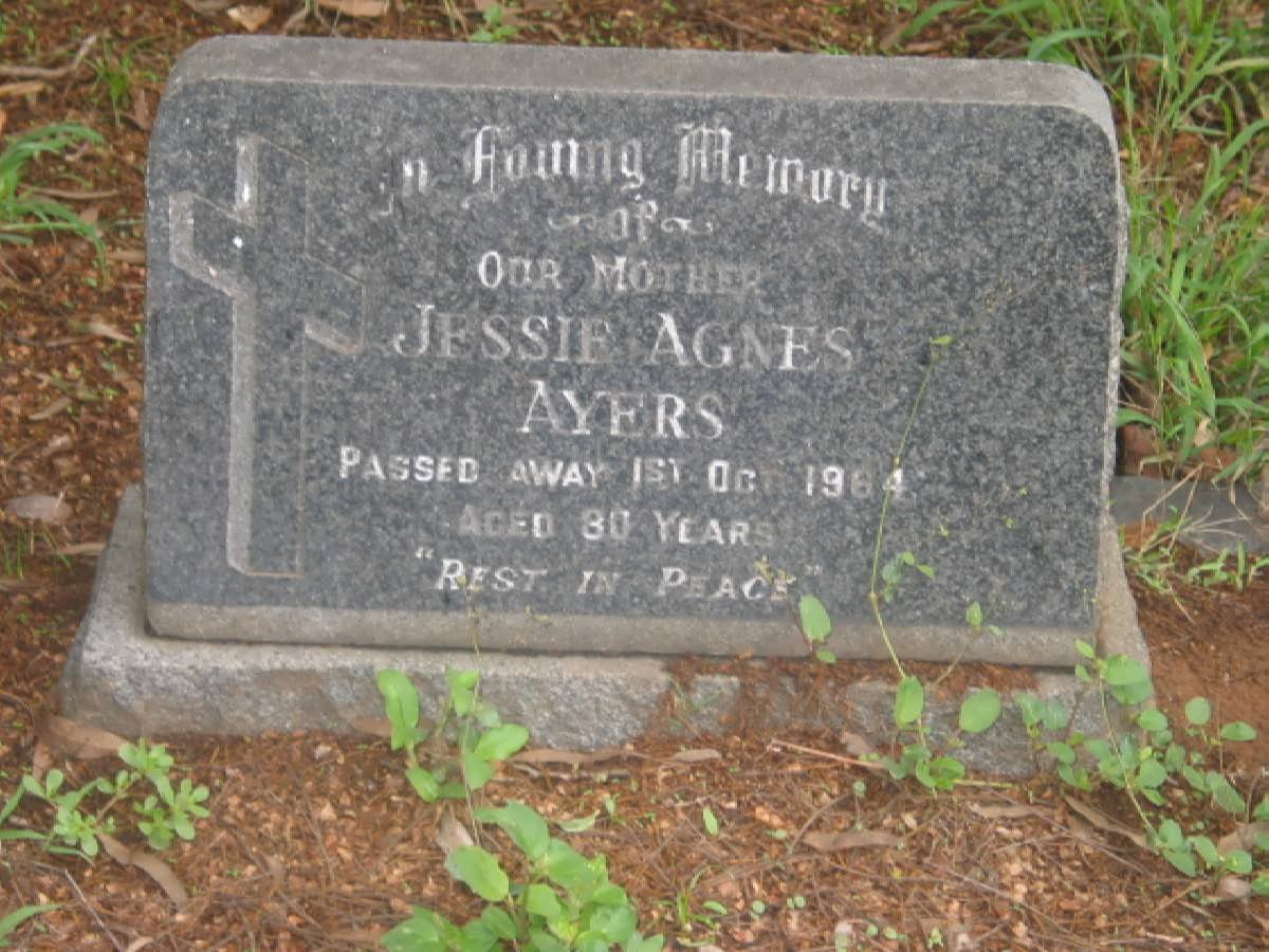 AYERS Jessie Agnes -1964