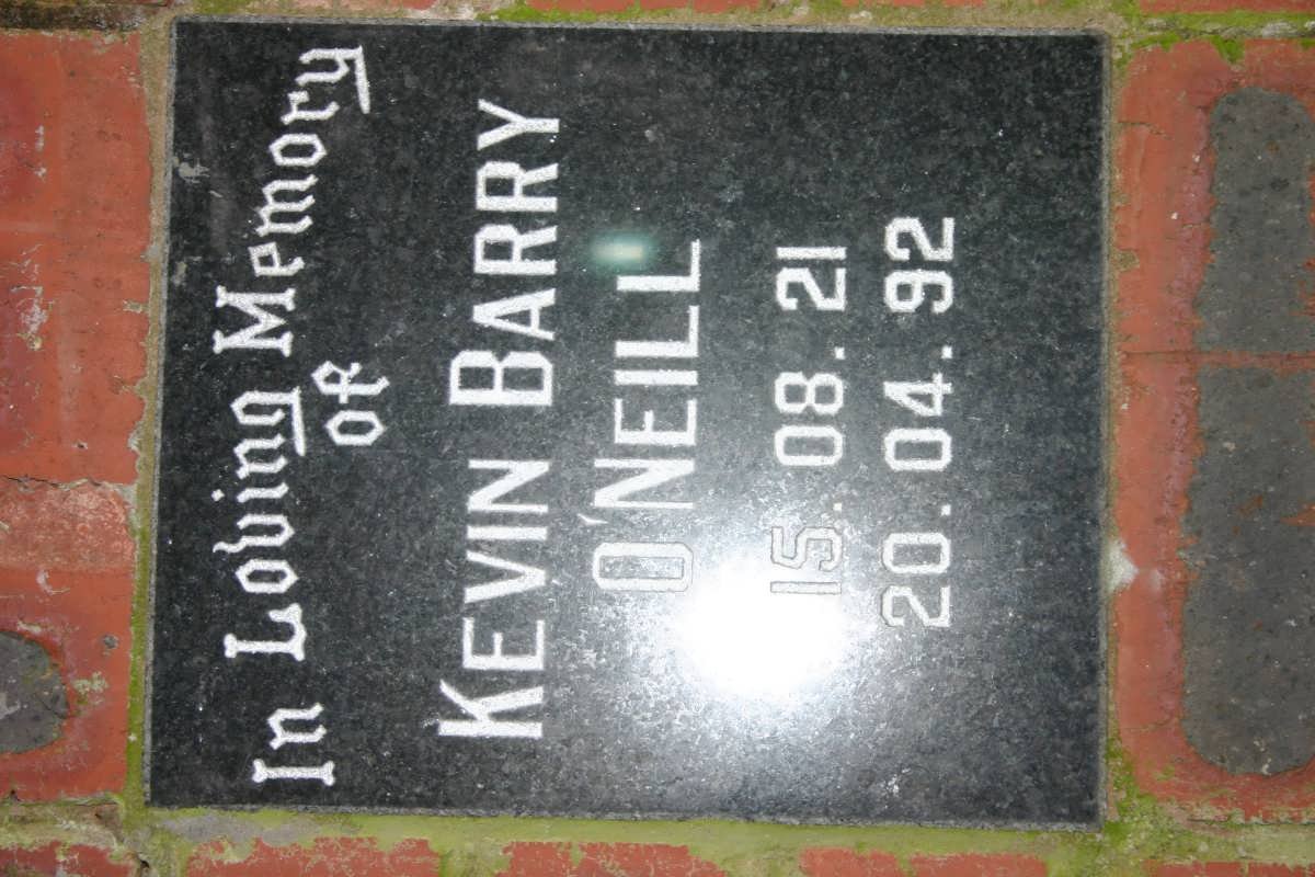 O'NEILL Kevin Barry 1921-1992