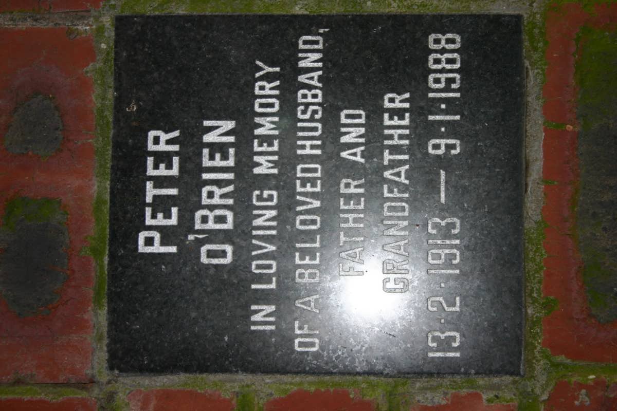 O'BRIEN Peter 1913-1988