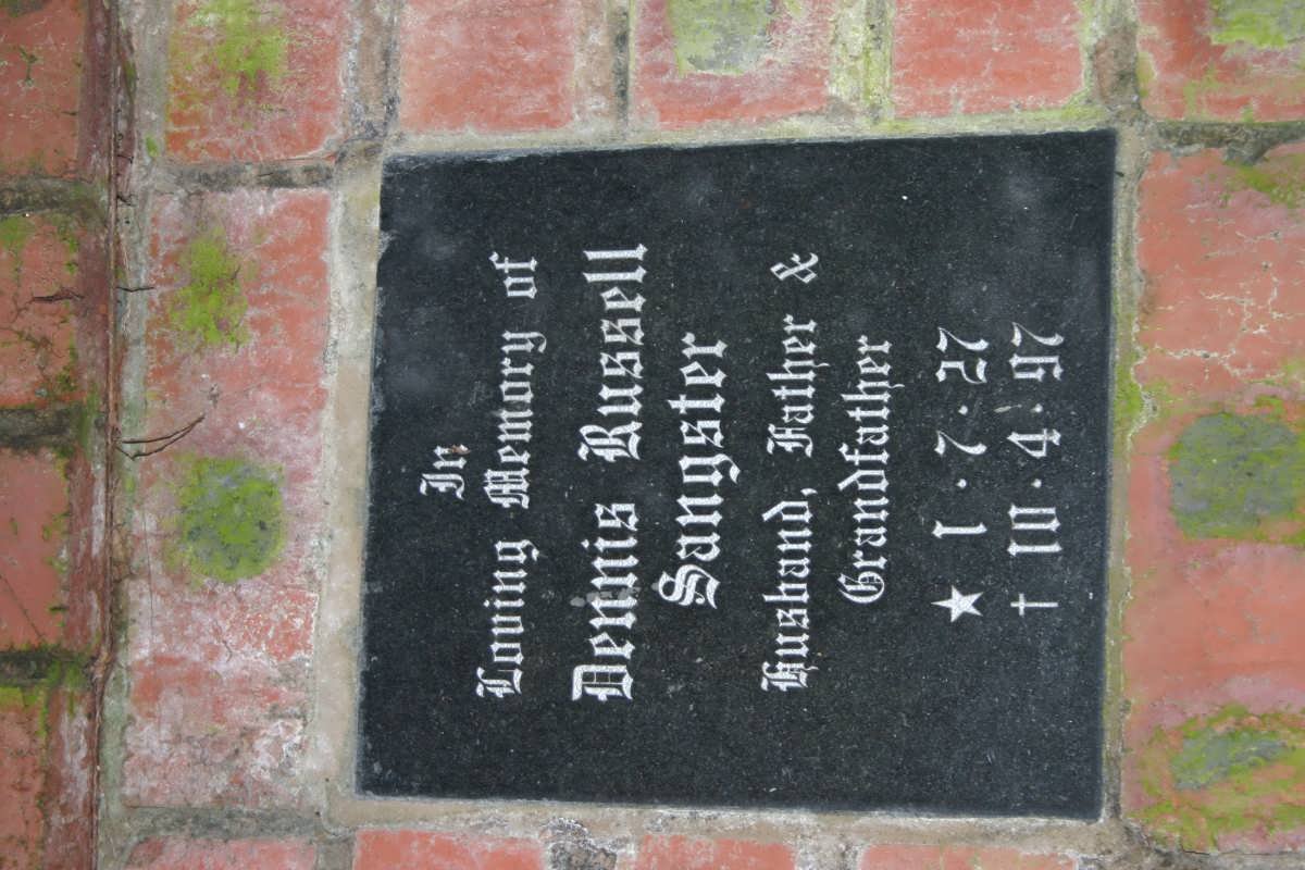 SANGSTER Dennis Russell 1927-1997