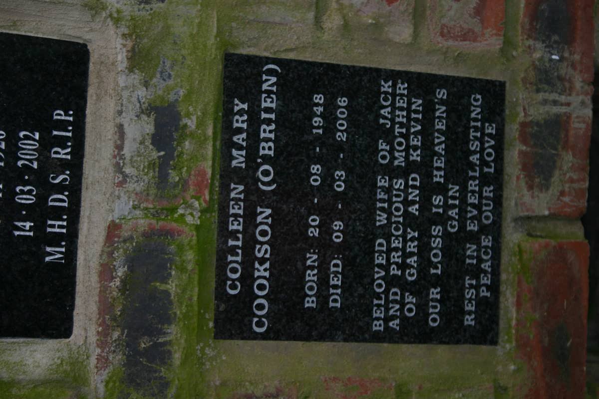 COOKSON Colleen Mary 1948-2006