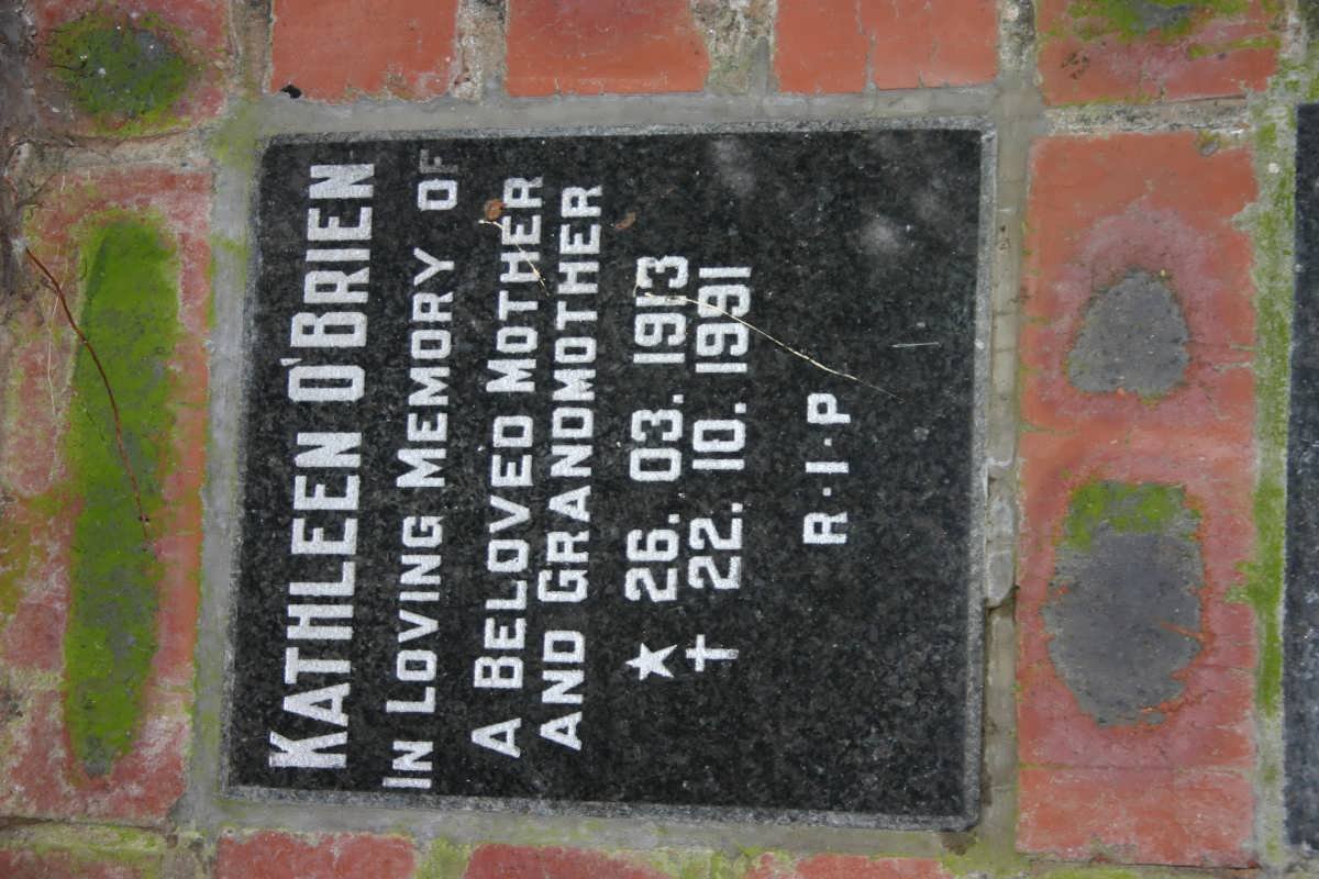 O'BRIEN Kathleen 1913-1991