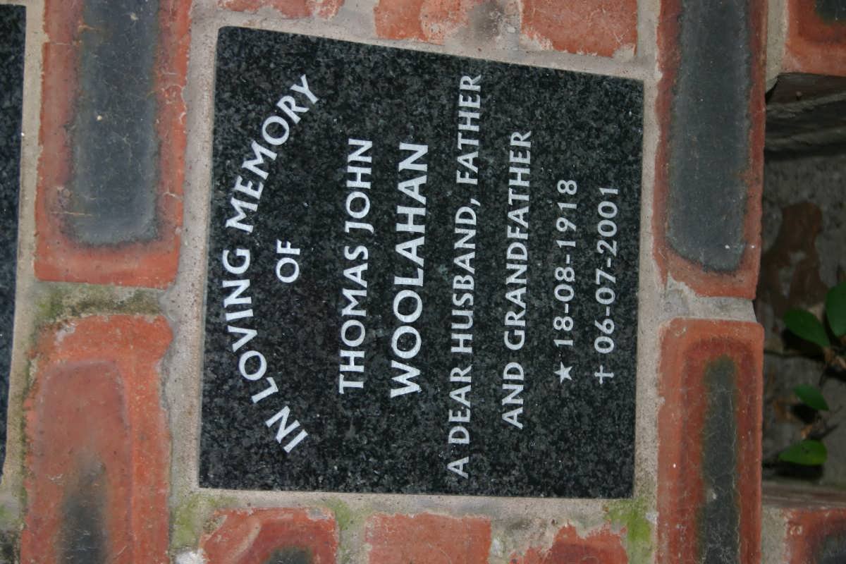 WOOLAHAN Thomas John 1918-2001