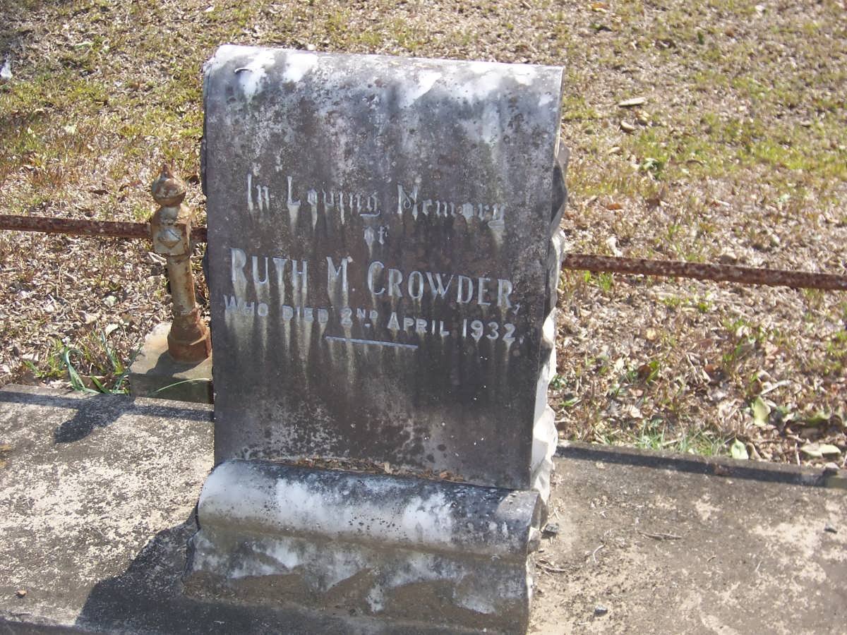 CROWDER Ruth M. -1932
