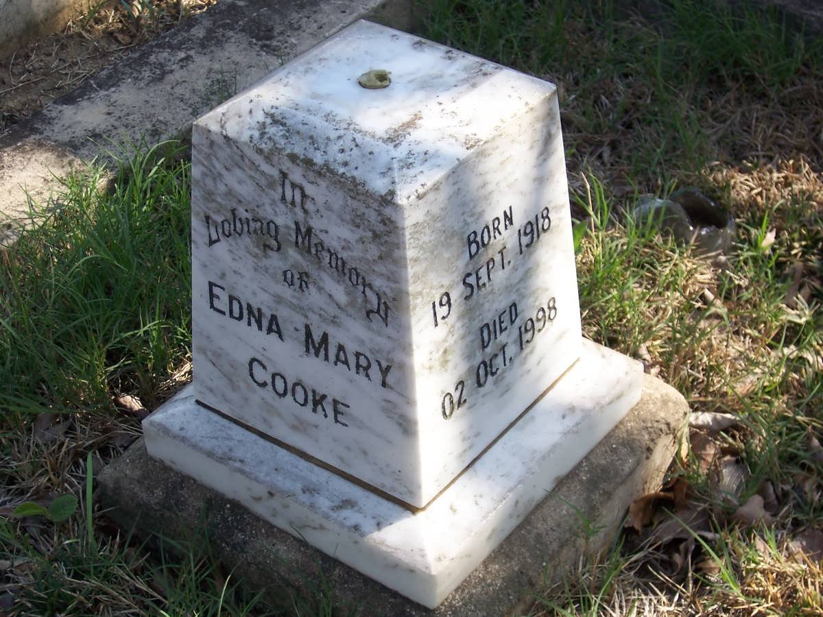 COOKE Edna Mary 1918-1998