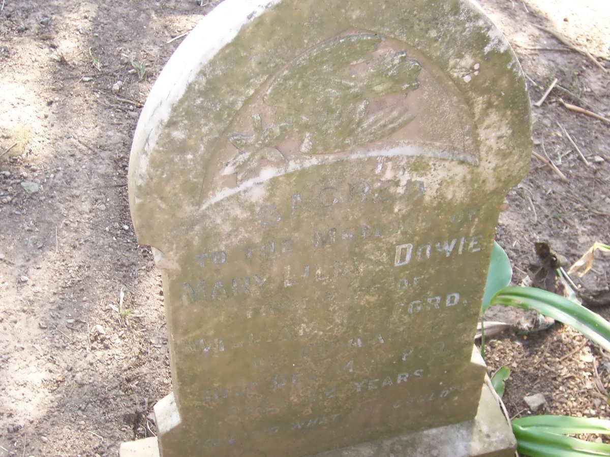 DOWIE Mary Lilia