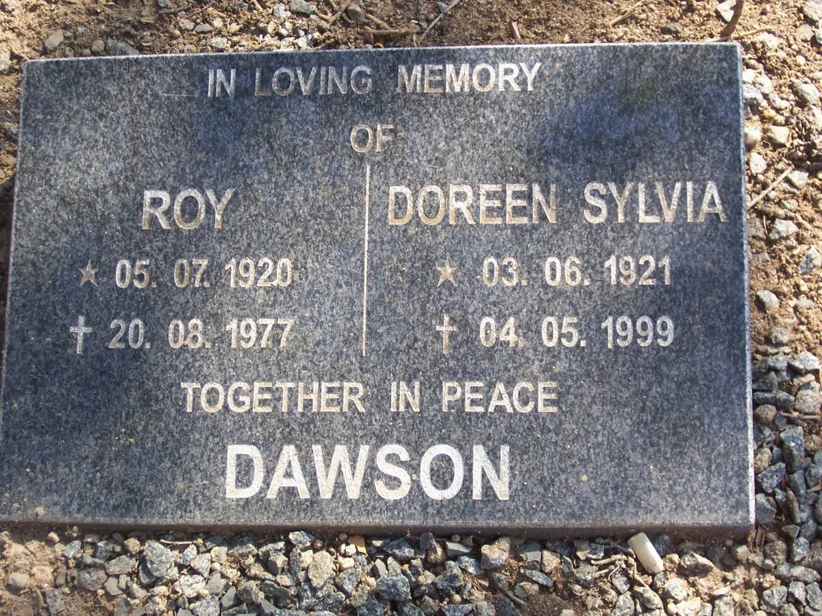 DAWSON Roy 1920-1977 &amp; Doreen Sylvia 1921-1999