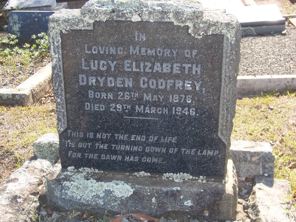 GODFREY Lucy Elizabeth Dryden 1876-1946