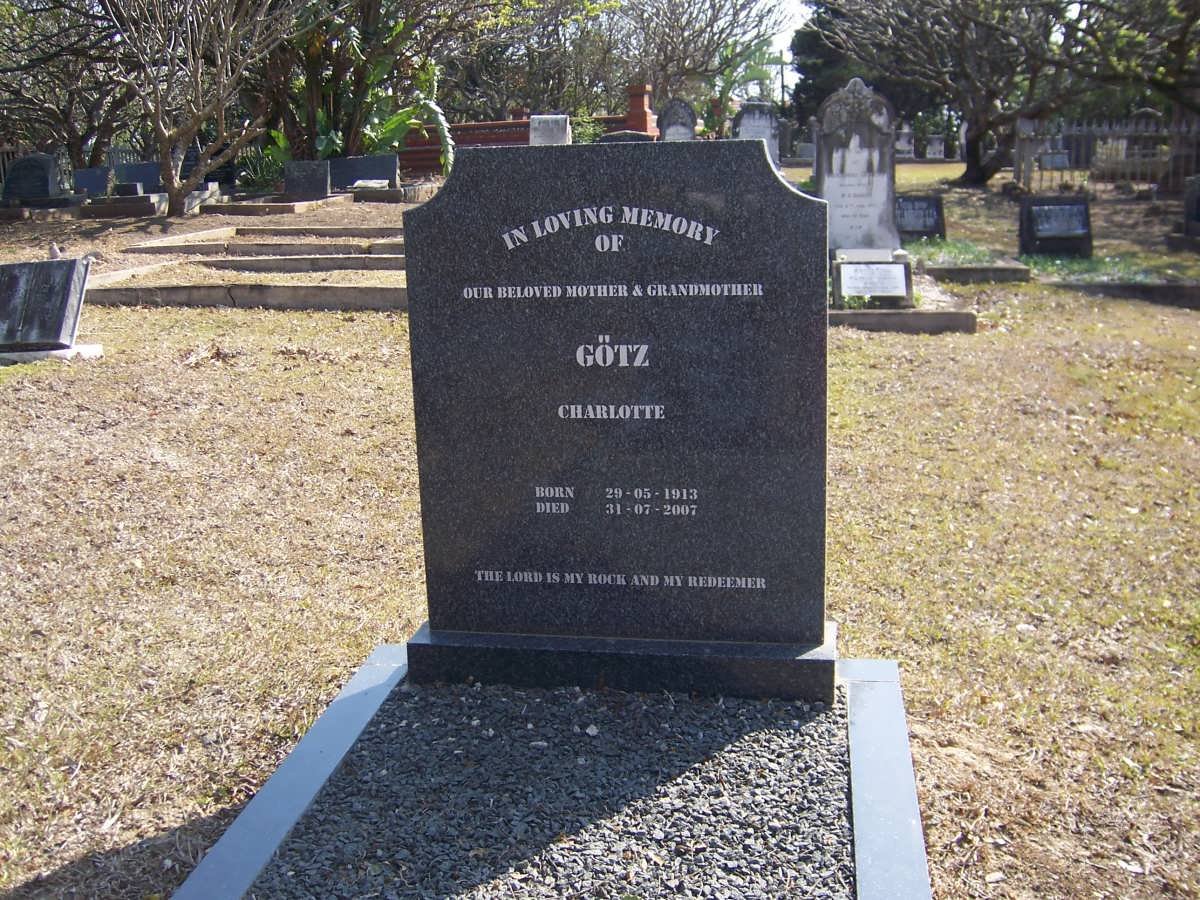 GOTZ Charlotte 1913-2007