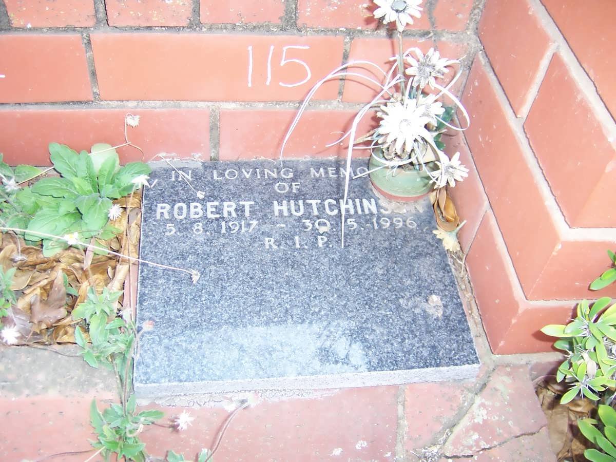 HUTCHINSON Robert 1917-1996