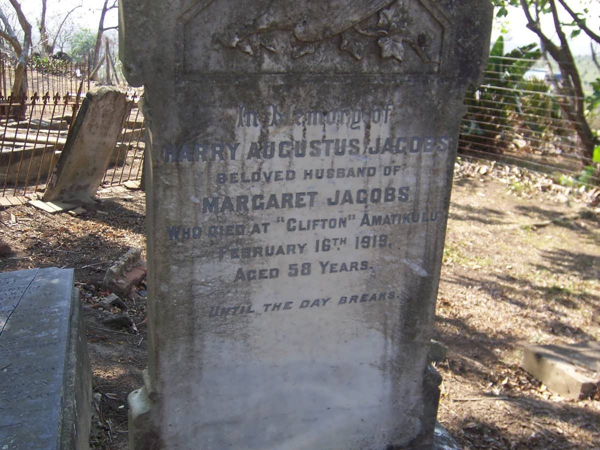 JACOBS Harry Augustus -1919